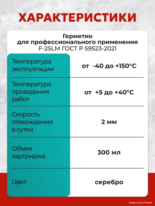 UNIS Нейтральный силиконовый герметик, UN-80 С12, 300 мл, 300 мл, фото 8