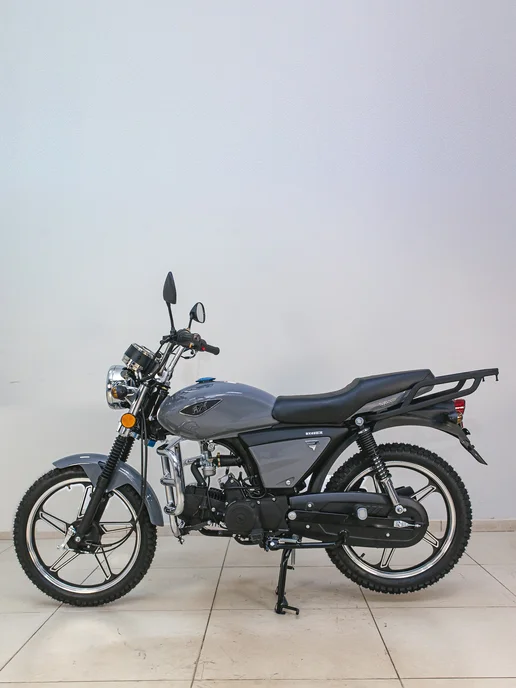 ТЕХНОМОТОРФ Мопед VMC RIVA-II RX 49 (125), grey, бензиновый, серый, фото 2