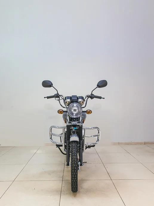 ТЕХНОМОТОРФ Мопед VMC RIVA-II RX 49 (125), grey, бензиновый, серый, фото 4
