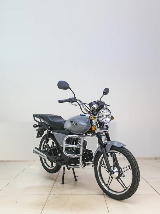 ТЕХНОМОТОРФ Мопед VMC RIVA-II RX 49 (125), grey, бензиновый, серый, фото 5