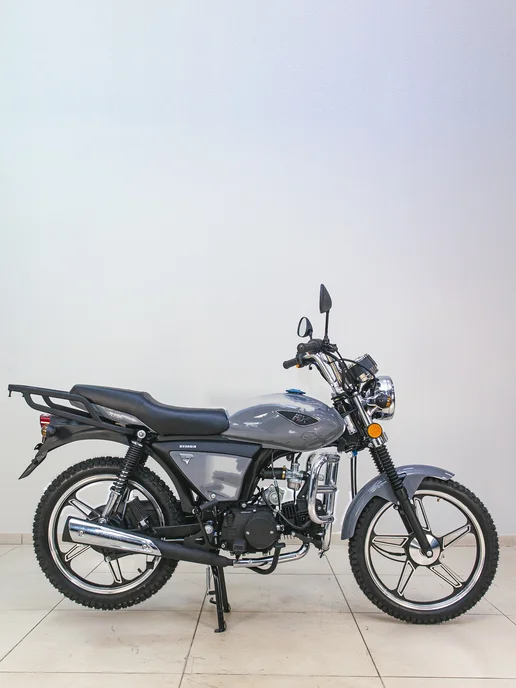 ТЕХНОМОТОРФ Мопед VMC RIVA-II RX 49 (125), grey, бензиновый, серый, фото 6