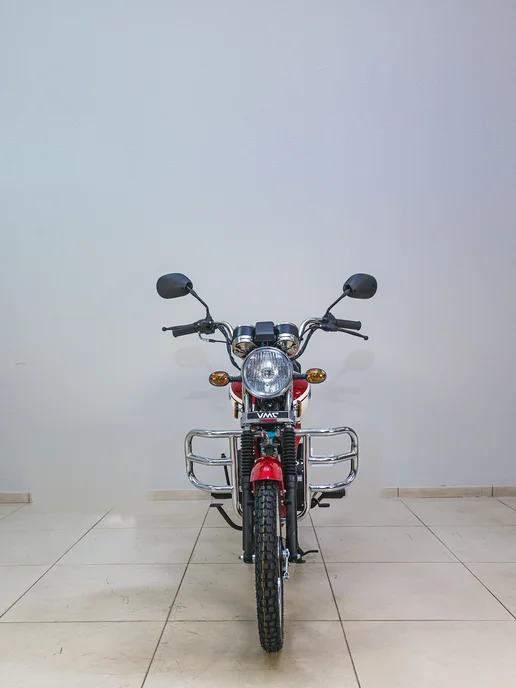 ТЕХНОМОТОРФ Мопед VMC RIVA-II RX 49 (125), red-white, бензиновый, белый, фото 4