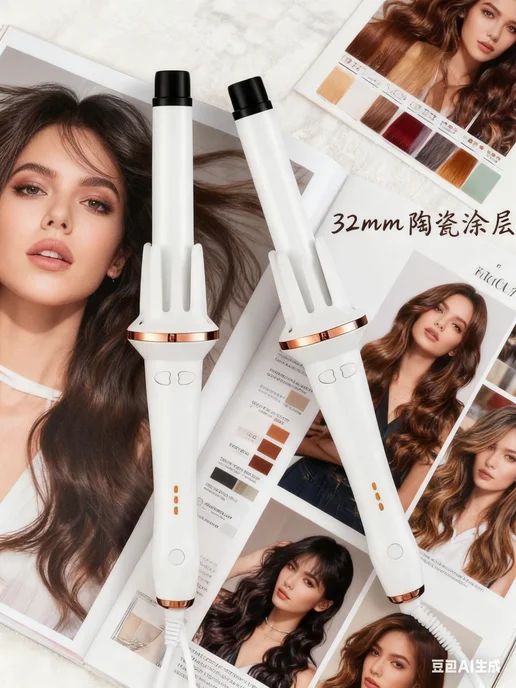babyliss Плойка для локонов, белый