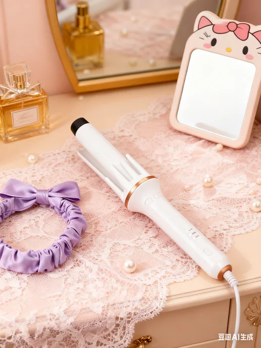 babyliss Плойка для создания волн на волосах, белый