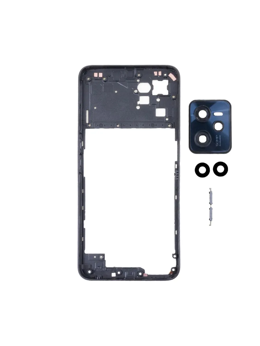 Средняя часть для Realme C35 Черный