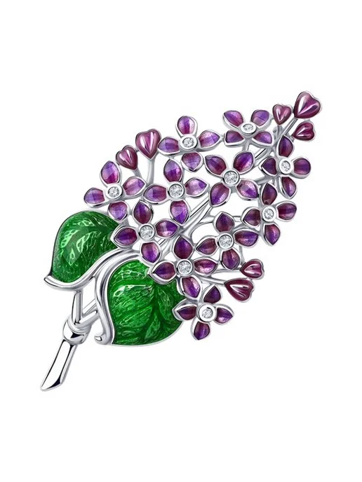 JEWELRY Брошь 94040228, белый