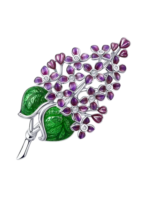 JEWELRY Брошь 94040228, белый, фото 5