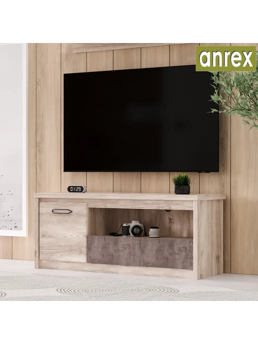 ANREX Тумба под ТВ Jazz 1D1SN 126, бежевый, фото 2