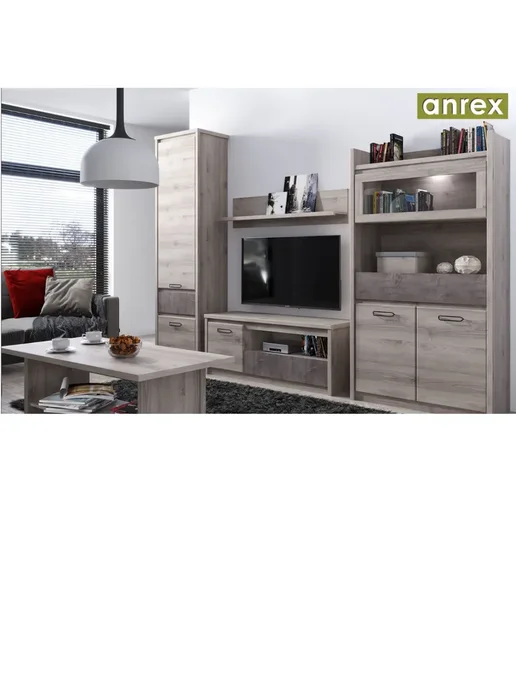 ANREX Тумба под ТВ Jazz 1D1SN 126, бежевый, фото 4