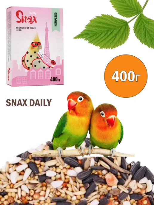 Сухой корм Snax Daily Попугаев для собак, средние, 0,4 кг, фото 2