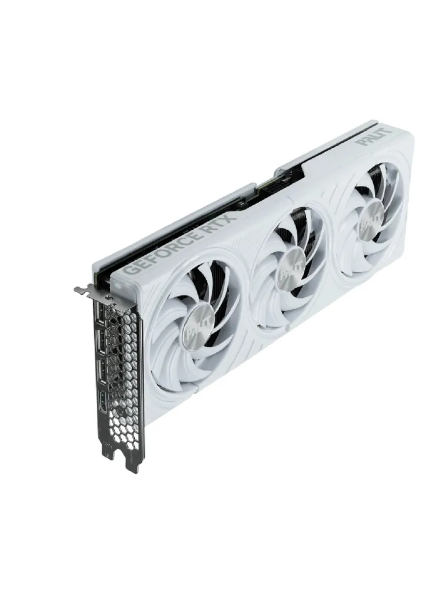 Palit Видеокарта Nvidia White OC GeForce RTX 5070 12GB GDDR7 3FAN