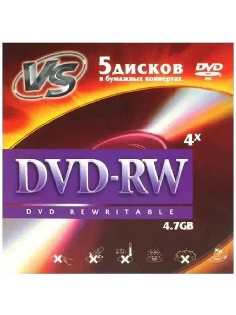 Оптический диск DVD-RW VSDVDRWK501 DVD-RW