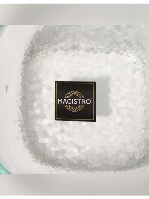Magistro Элегантный соусник из стекла для сервировки, белый, фото 3