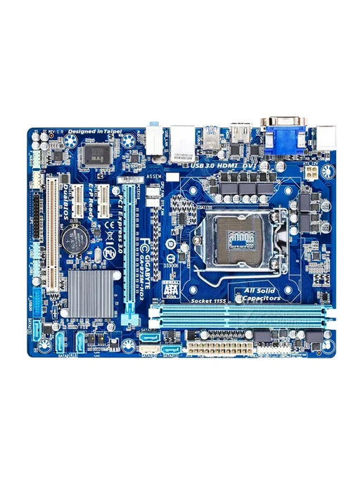 Gigabyte материнская плата B75M-HD3 LGA 1155 DDR3, вариант, фото 2