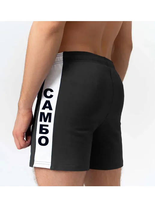 RED ROCKET WEAR Шорты Самбо (синие+ белый), черный, фото 3