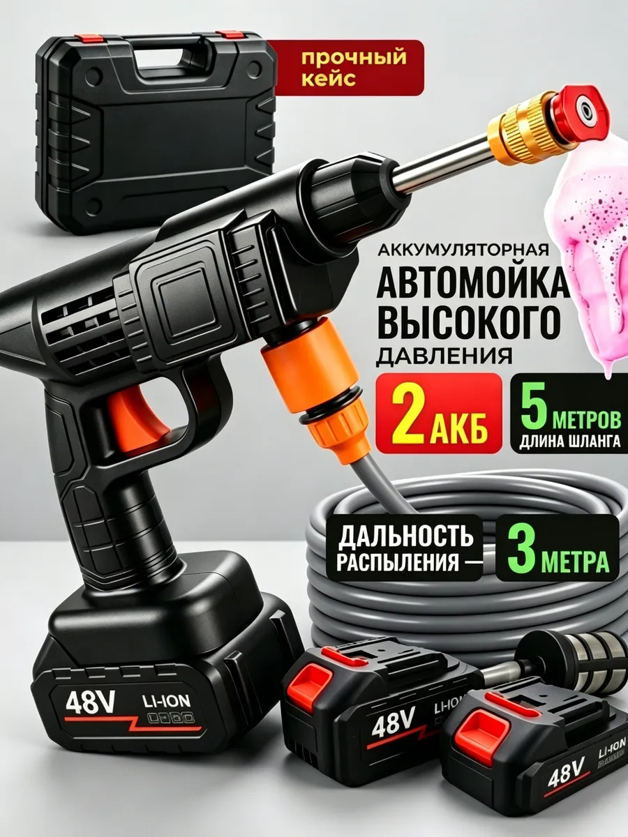 Мойка аккумуляторная для автомобиля