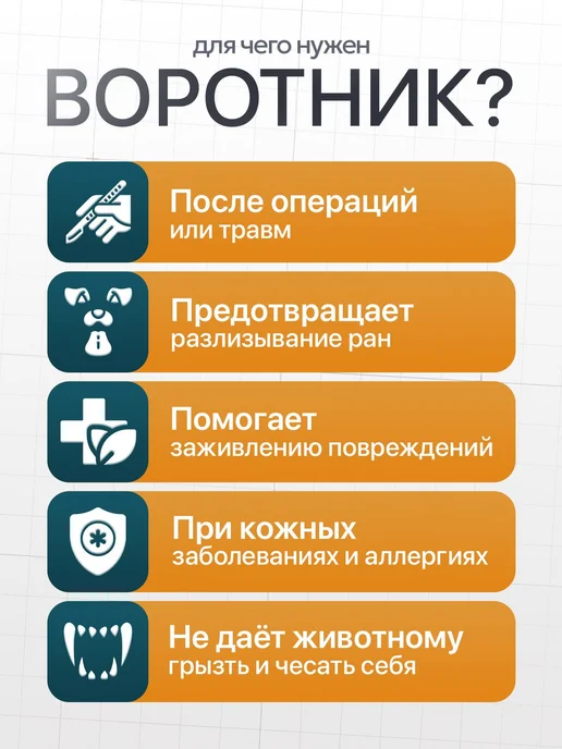 Мягкий защитный воротник для собак и кошек XS Серый, серый, фото 3