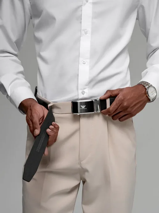 Louis Vuitton belt Ремень Girogio armani, черный, фото 2