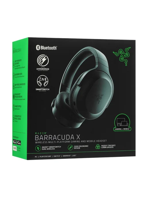 Razer Беспроводные игровые наушники Baracuda X черные, черный, фото 7