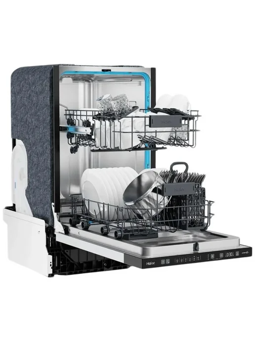 Haier Посудомоечная машина встраиваемая 45 см HDWE9-591RU, вариант, фото 6