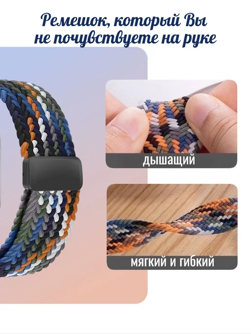 Tick&Tie Ремешок для Apple Watch 38 40 41 42(s10, 11) мм, синий, фото 2