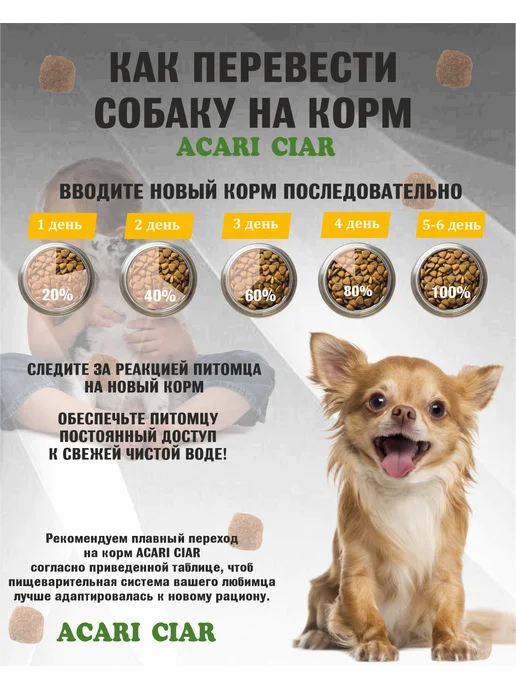 Сухой корм acari ciar Сукам Период для собак, щенки, 1,1 кг, фото 2