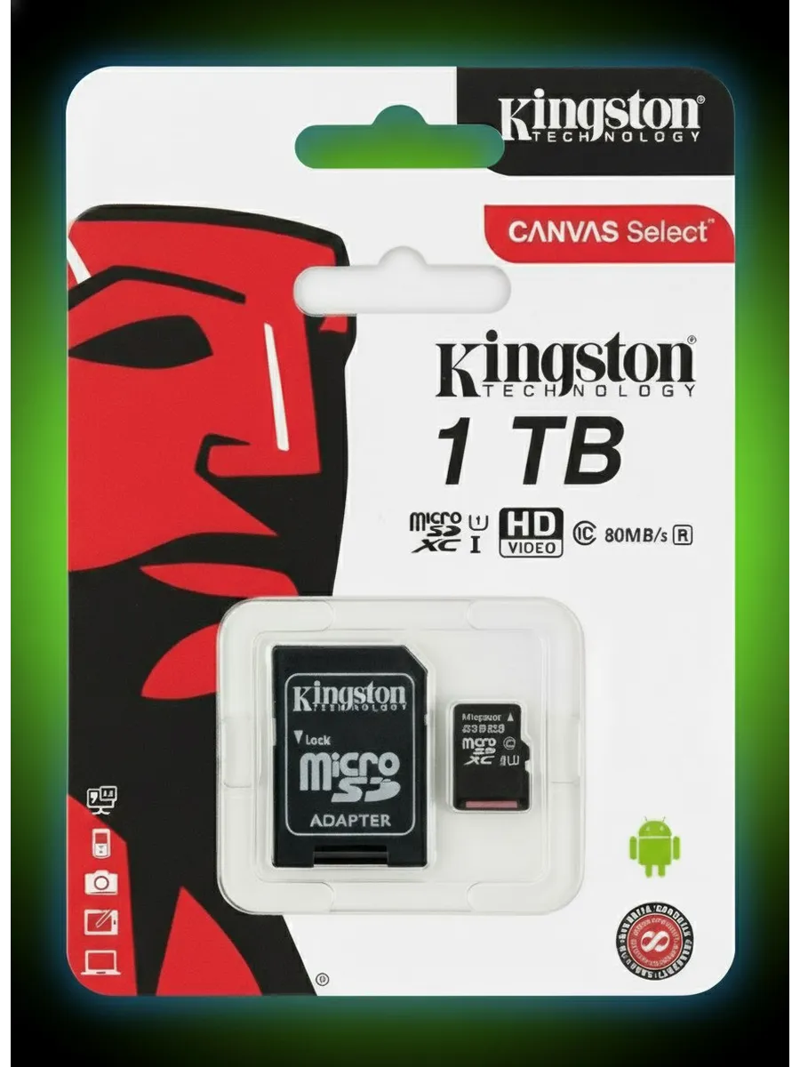 Карта памяти 1 TB micro sd флешка телефон видеорегистратор