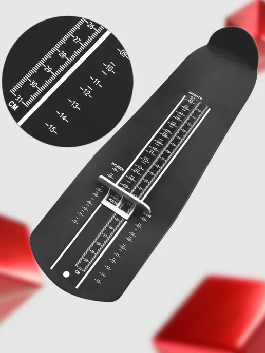 Foot Meter Стопомер универсальный взрослый и детский "PREMIUM", черный, фото 6