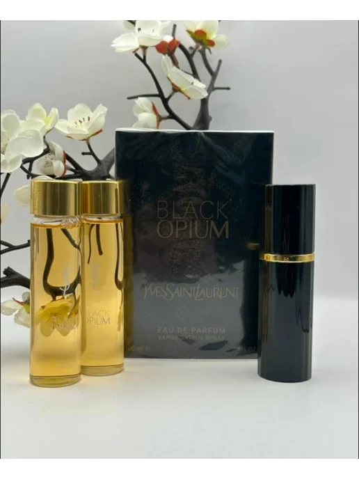 наборы Мини набор Black Opium-Ив сен Лоран, черный, фото 2