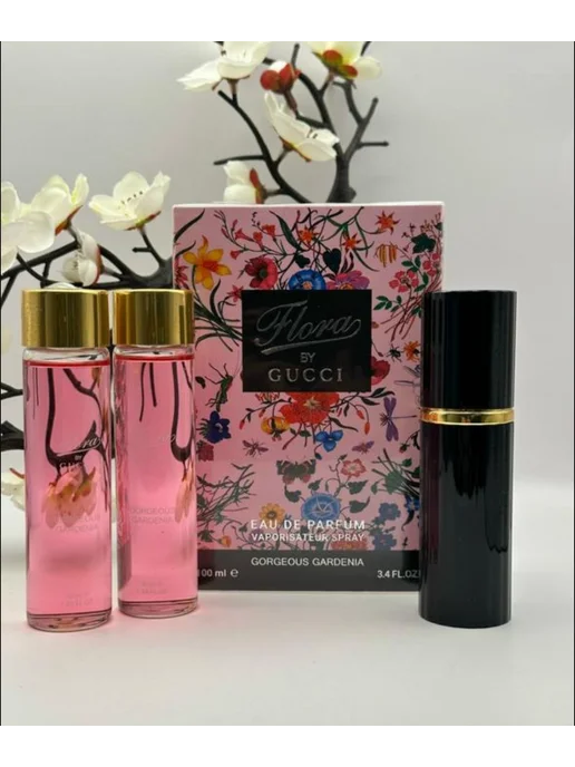 наборы Мини набор духов Flora by Gucci-Флора бай Гуччи, вариант, фото 2