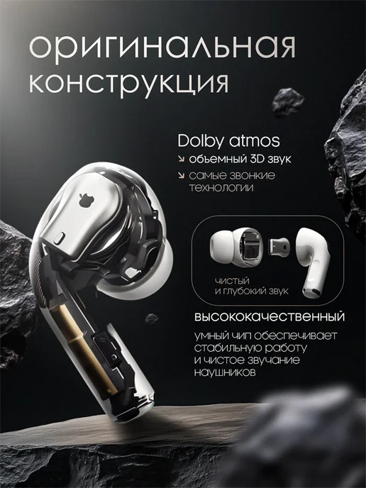 Наушники беспроводные для iphone A.Pods Pro, вариант, фото 3