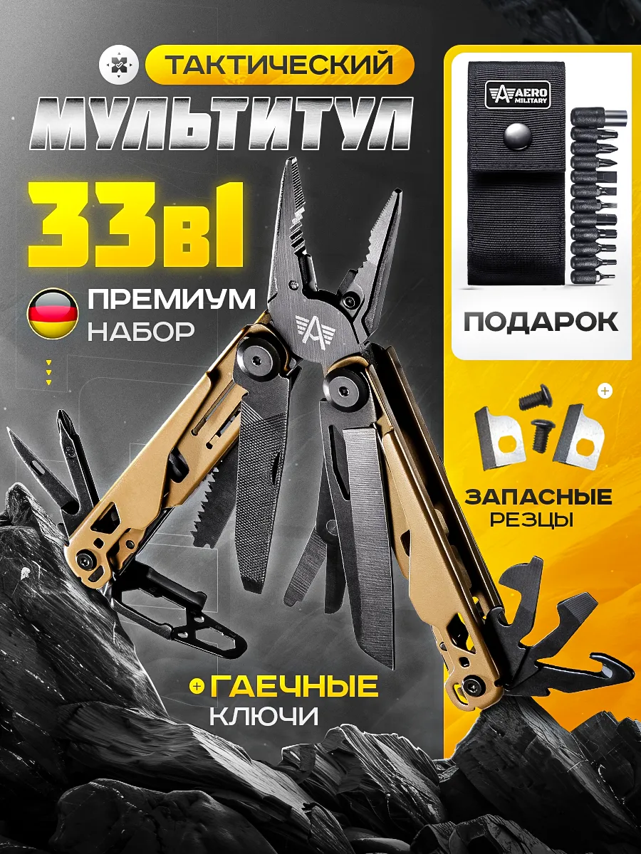 Мультитул тактический армейский