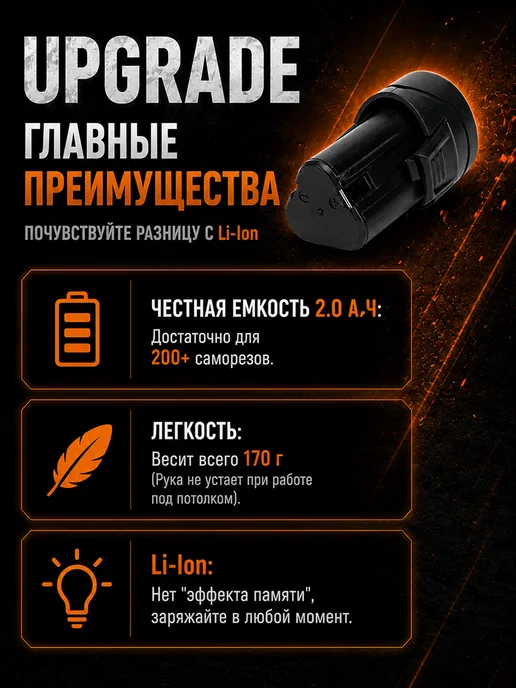 Аккумулятор для шуруповерта 12v — фото 2