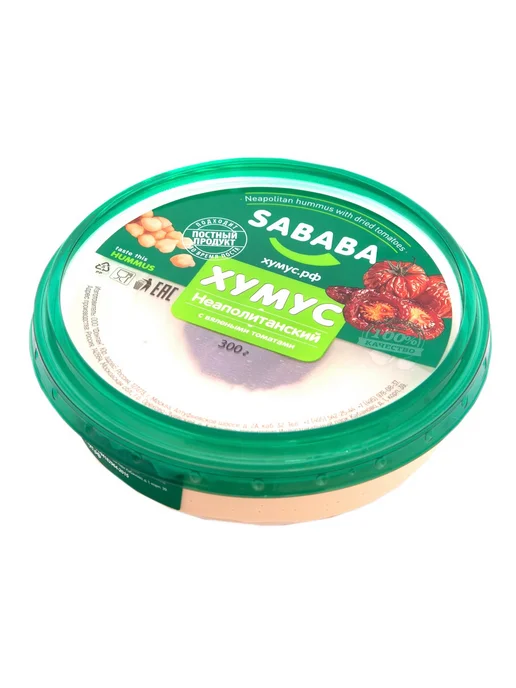 Sababa Хумус Неаполитанский, 300г, 300 г