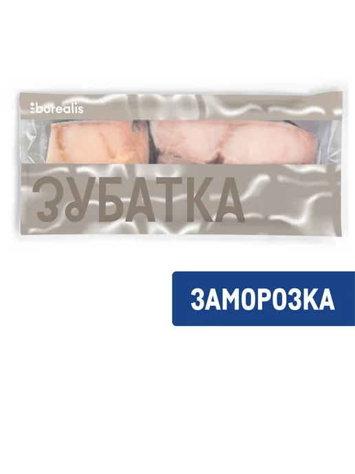 Borealis Стейк из пестрой зубатки замороженный, 600г, 600 г