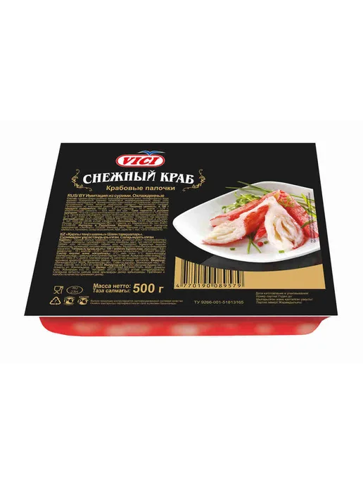 Vici Крабовые палочки Снежный краб охлажденные, 500г, 500 г