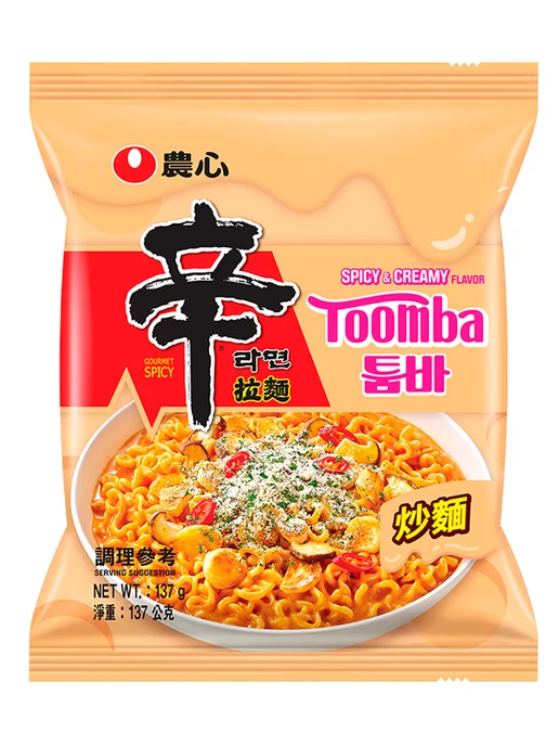 Nongshim Лапша быстрого приготовления Шин Рамен Toomba с сыр, вариант