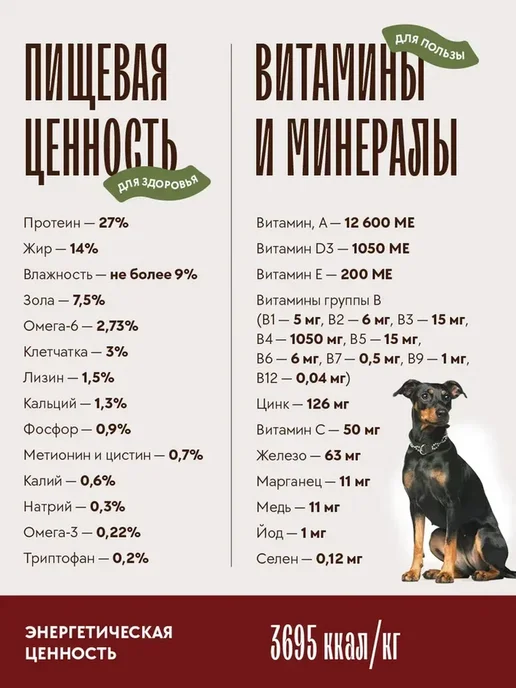 Сухой корм KARMY для собак, крупные, средние, индейка, 2 кг, фото 4
