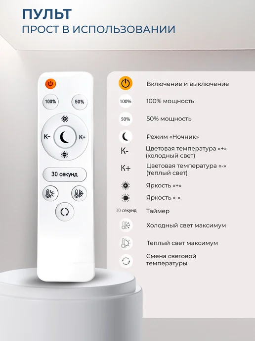 Neolight Люстра потолочная светодиодная в зал в спальню, белый, фото 4