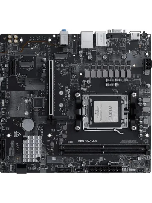 Материнская плата AMD MATX PRO B840M-B