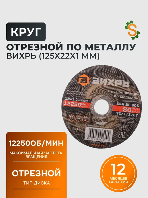 Диск по металлу на болгарку 125 мм