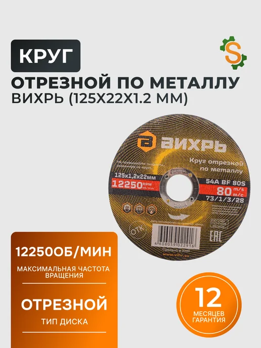 Диск по металлу на болгарку 125 мм