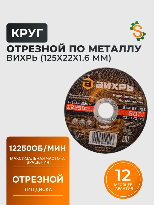 Диск по металлу на болгарку 125 мм