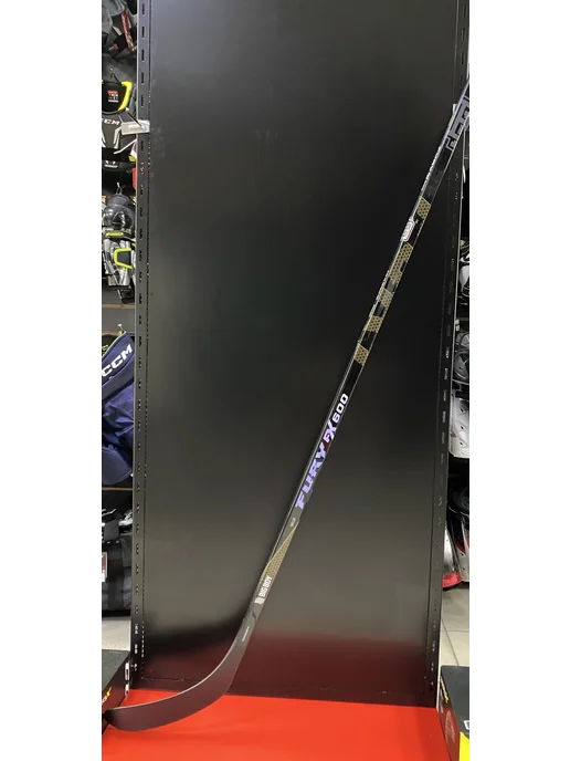 BIG BOY Хоккейная клюшка Fury FX 600 Grip SR. Левый. F92, Flex 85, черный, фото 4