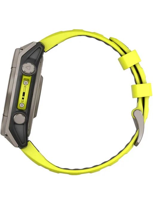 Garmin Смарт-часы Fenix 8 Solar Sapphire Titanium Amp Silicone, титан, фото 8