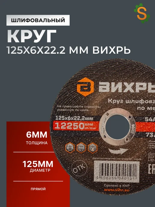 Диск по металлу на болгарку 125 мм