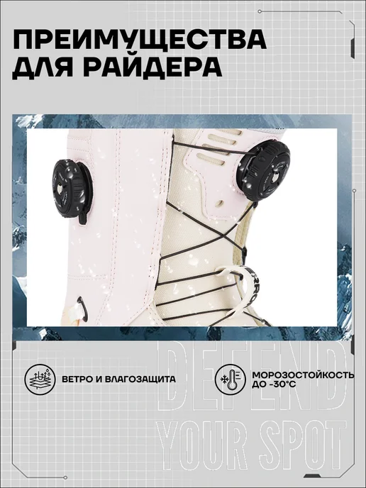 TERRO Ботинки сноубордические TERROR - AIR FORCE, розовый, фото 3