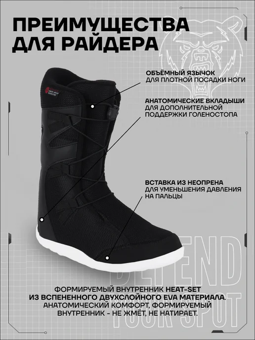 TERRO Ботинки сноубордические TERROR - AIR FORCE, розовый, фото 4