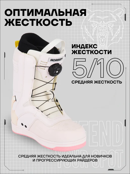 TERRO Ботинки сноубордические TERROR - AIR FORCE, розовый, фото 6
