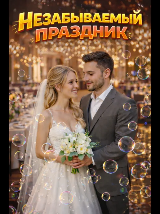 Генератор мыльных пузырей Фейерверк фонтан салют, красный, фото 4